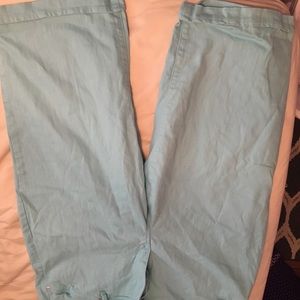 Blue Capri Shorts